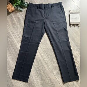 Perry Ellis Portfolio Very Slim Fit Charcoal Dress Casual Work Pants 36 x 30